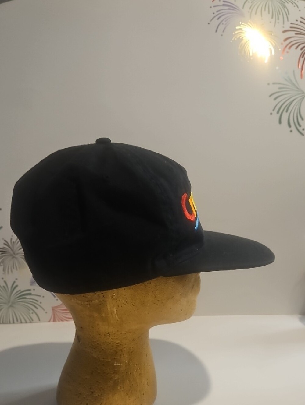 Crayola Black Cap with Rainbow Embroidered Logo - Picture 4 of 7